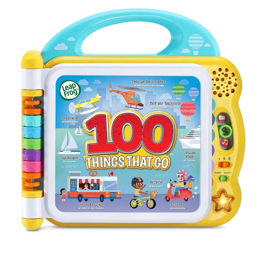 LeapFrog 100 Things That Go – Interactive Learning Book